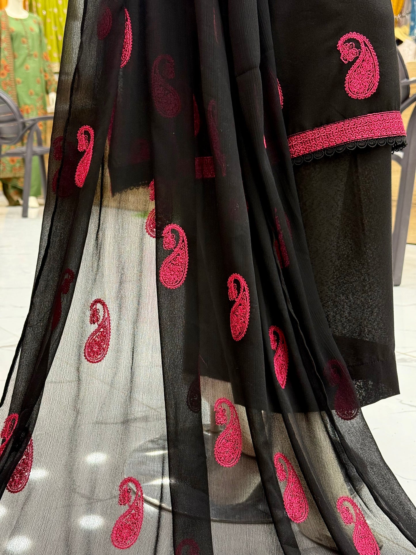 Fusion Black 88-B | Stitched | 3 Piece