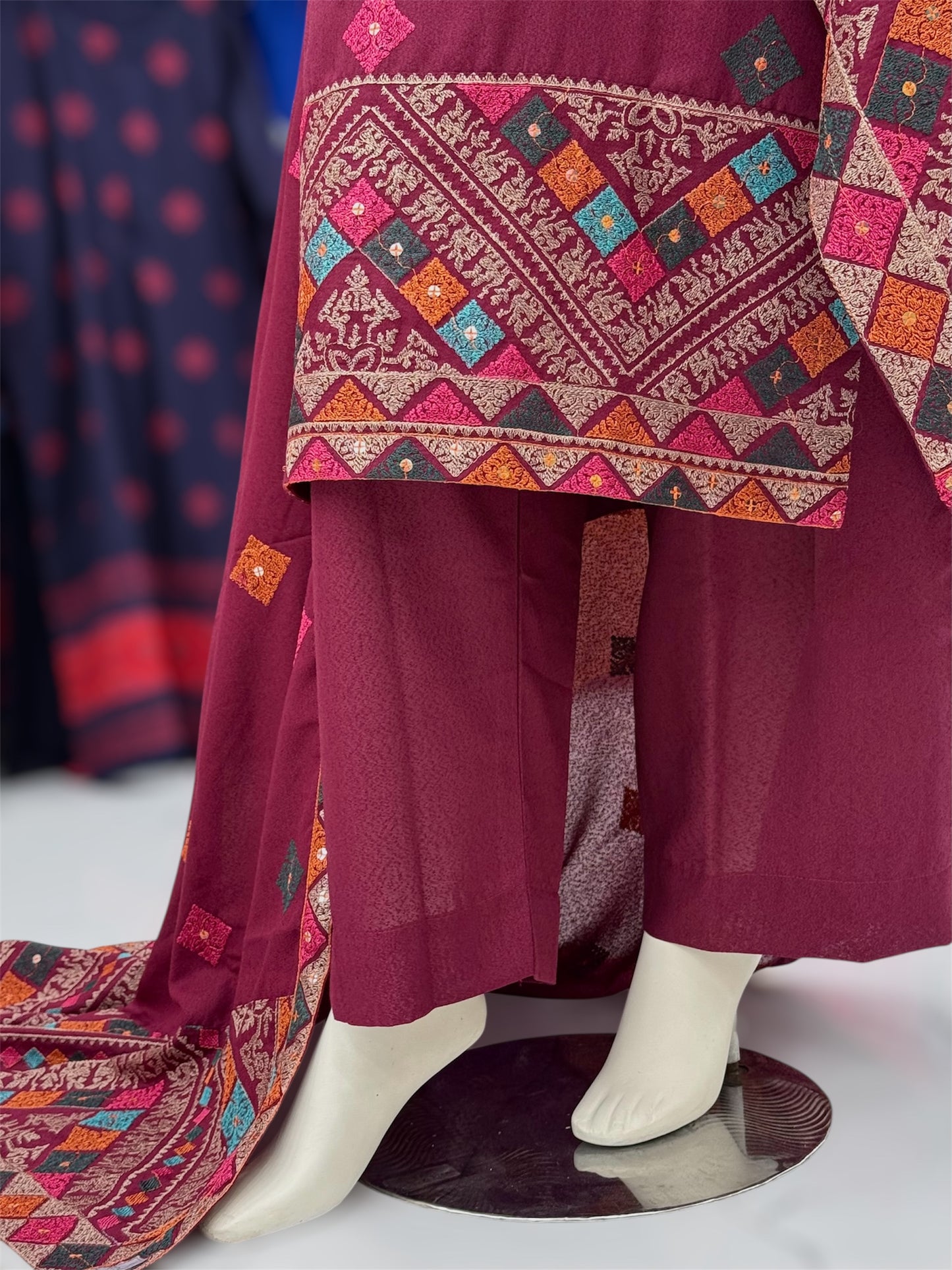 Magical Square Marjanda| MS-56A | 3 Piece | Stitched