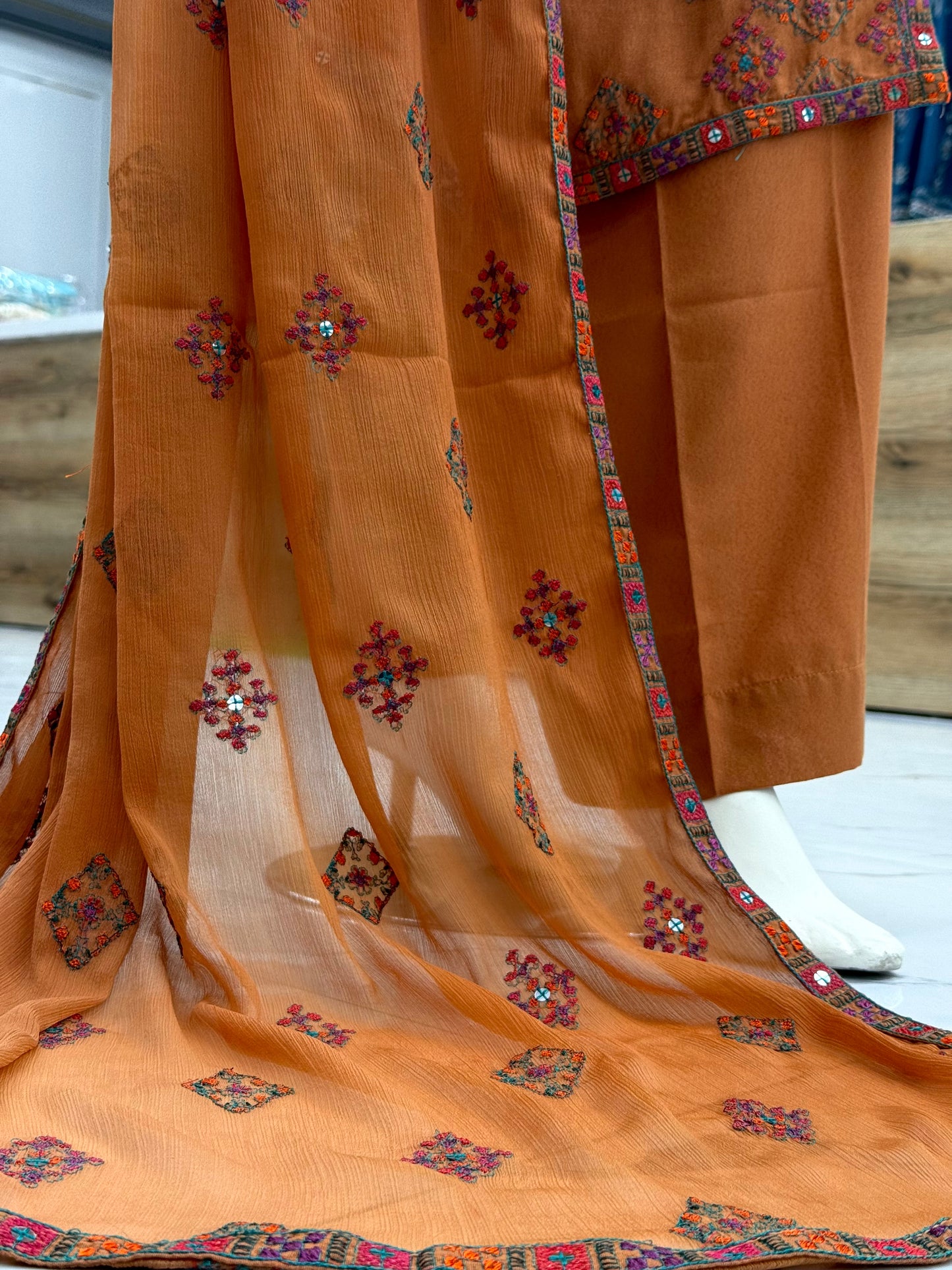 Egyptian Glamour Beige 88-A | Stitched | 3 Piece