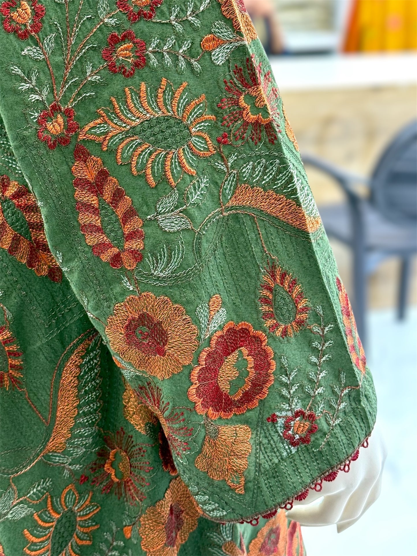 Embroidered Mehendi | HE-25C | 3 Piece | Stitched