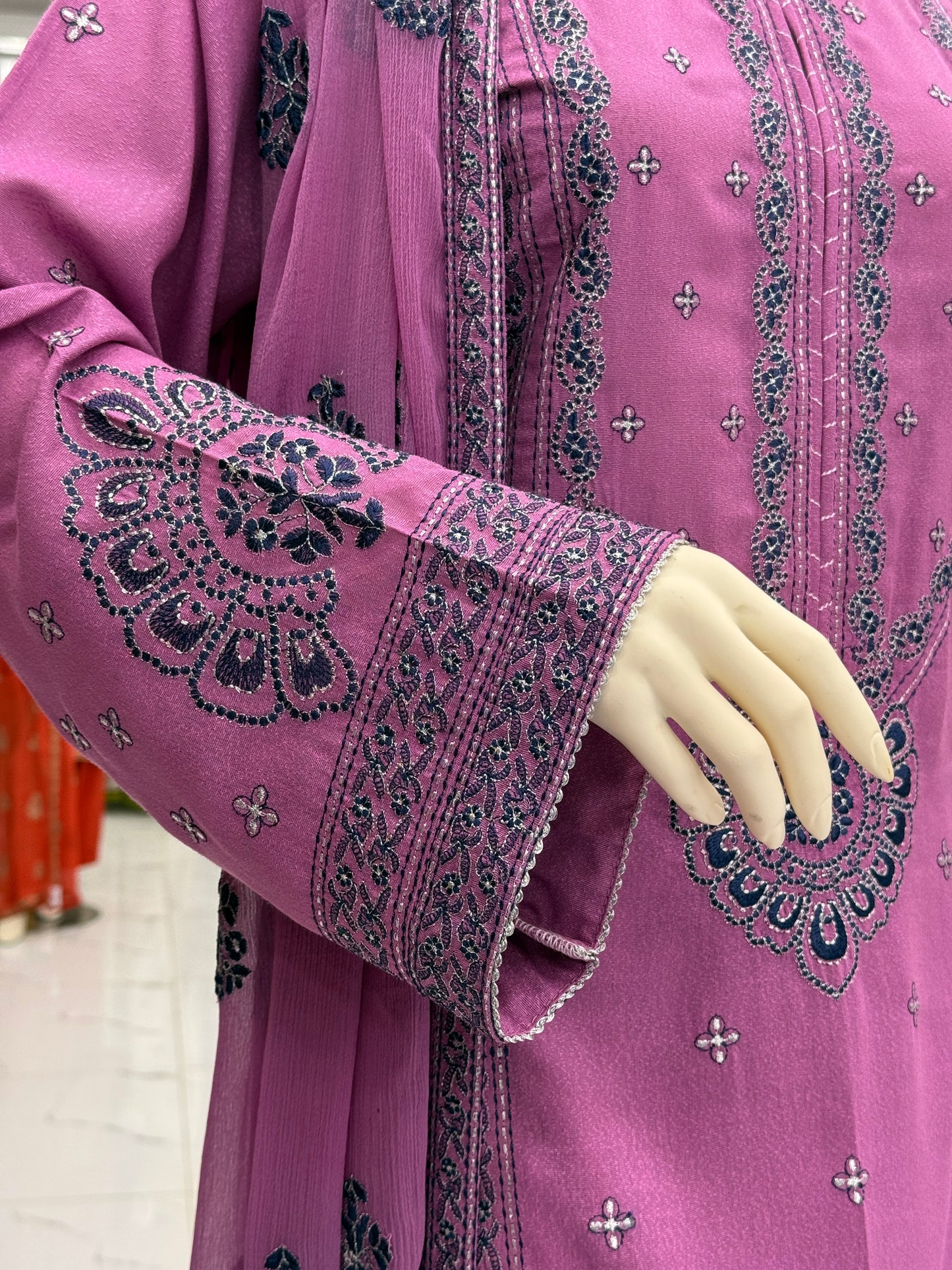 Mortaj Lilac 92-A | Stitched | 3 Piece