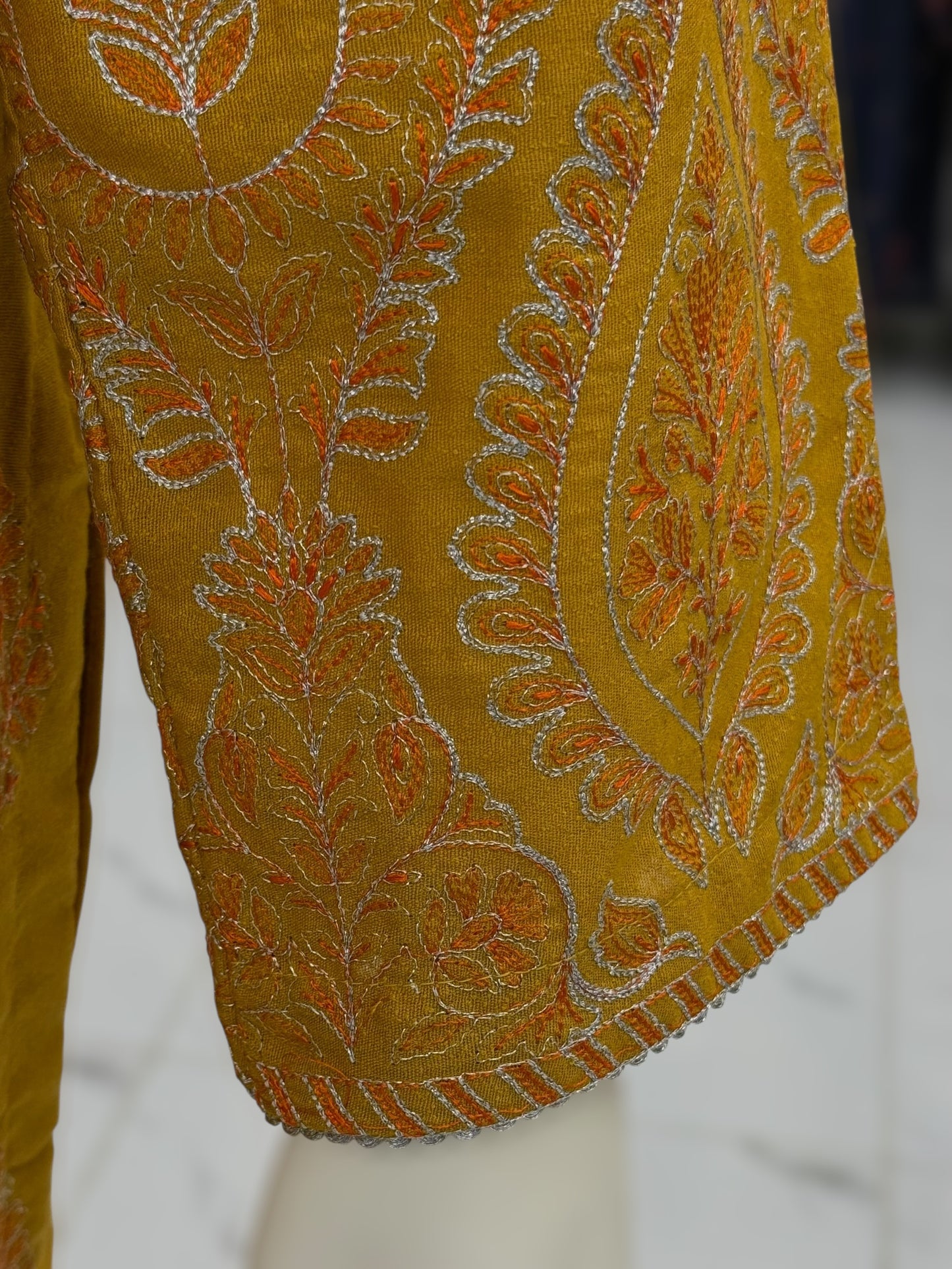 Embroidered Yellow CHL-85A | 3 Piece | Stitched