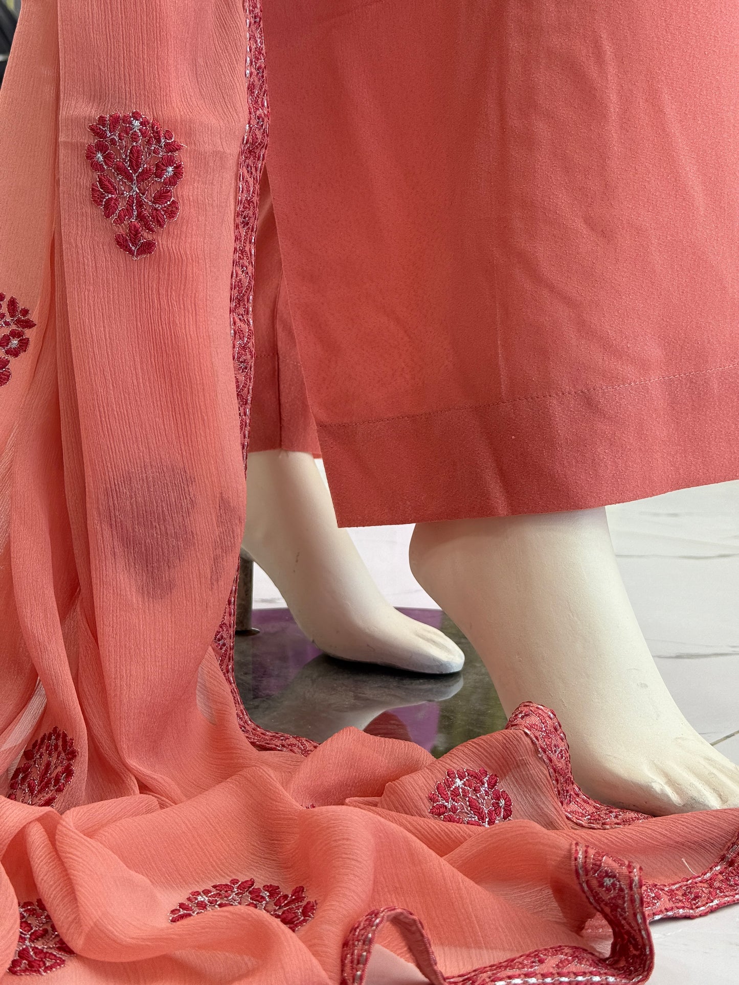 Mortaj Peach 92-B | Stitched | 3 Piece