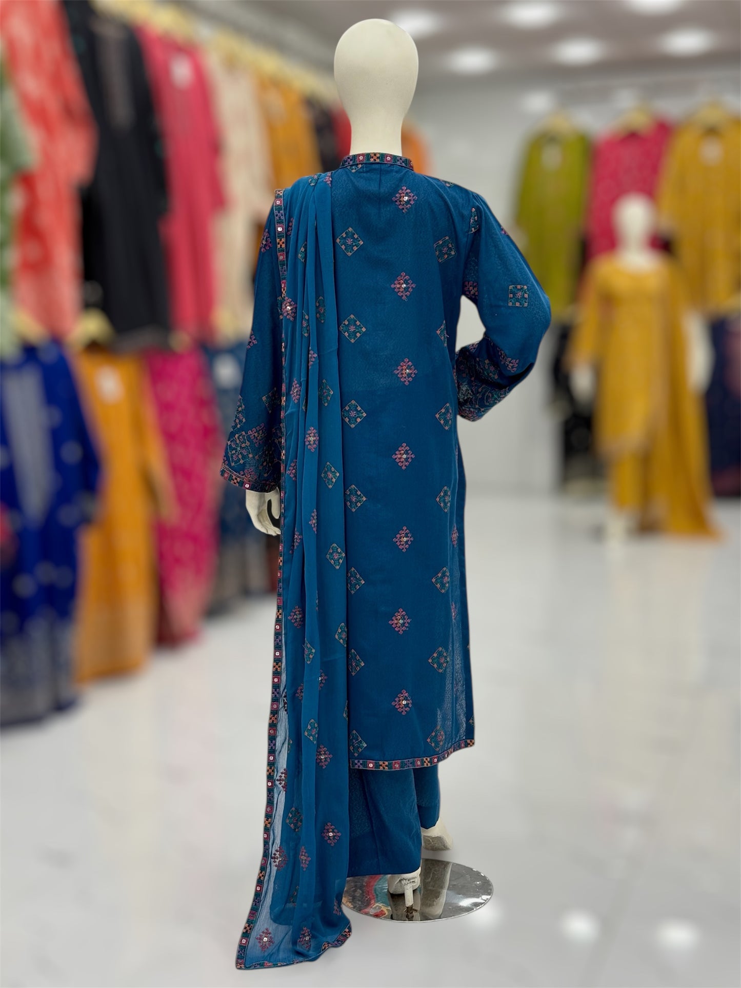 Egyptian Glamour Royal Blue 88-C | Stitched | 3 Piece