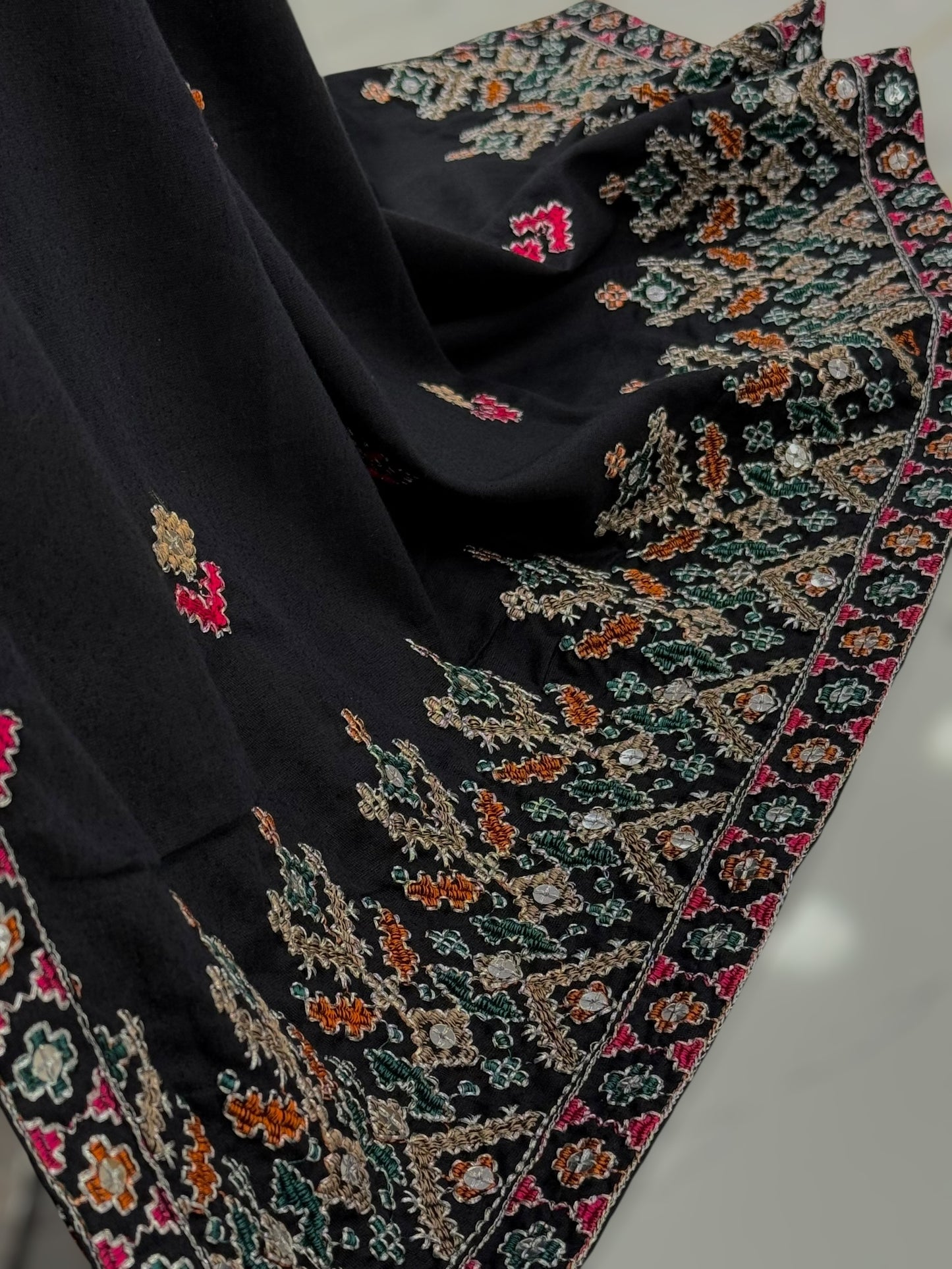 Sequence Embroidered Black-115 | Stitched | 3 Piece