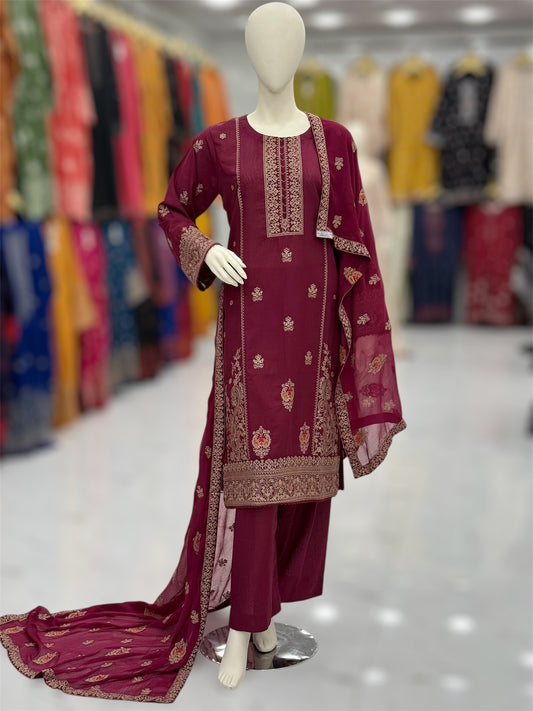 Bahar-e-subh Marjanda 87-A | Stitched | 3 Piece