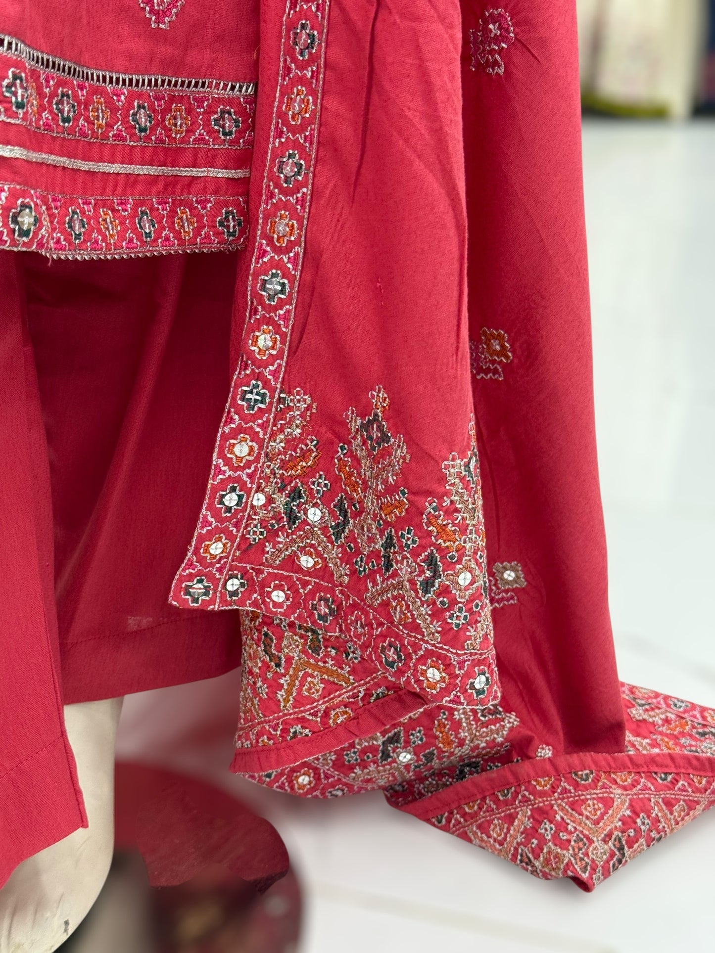 Sequence Embroidered Pink-115 | Stitched | 3 Piece