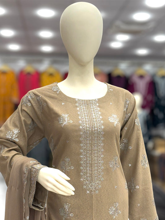 Silver Stone Karandi 97-B | Stitched | 3 Piece