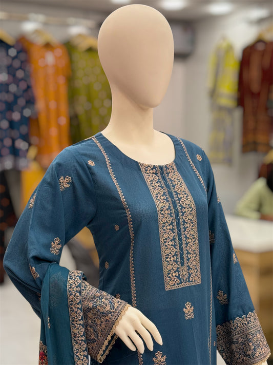 Bahar-e-subh Zinc 87-D | Stitched | 3 Piece