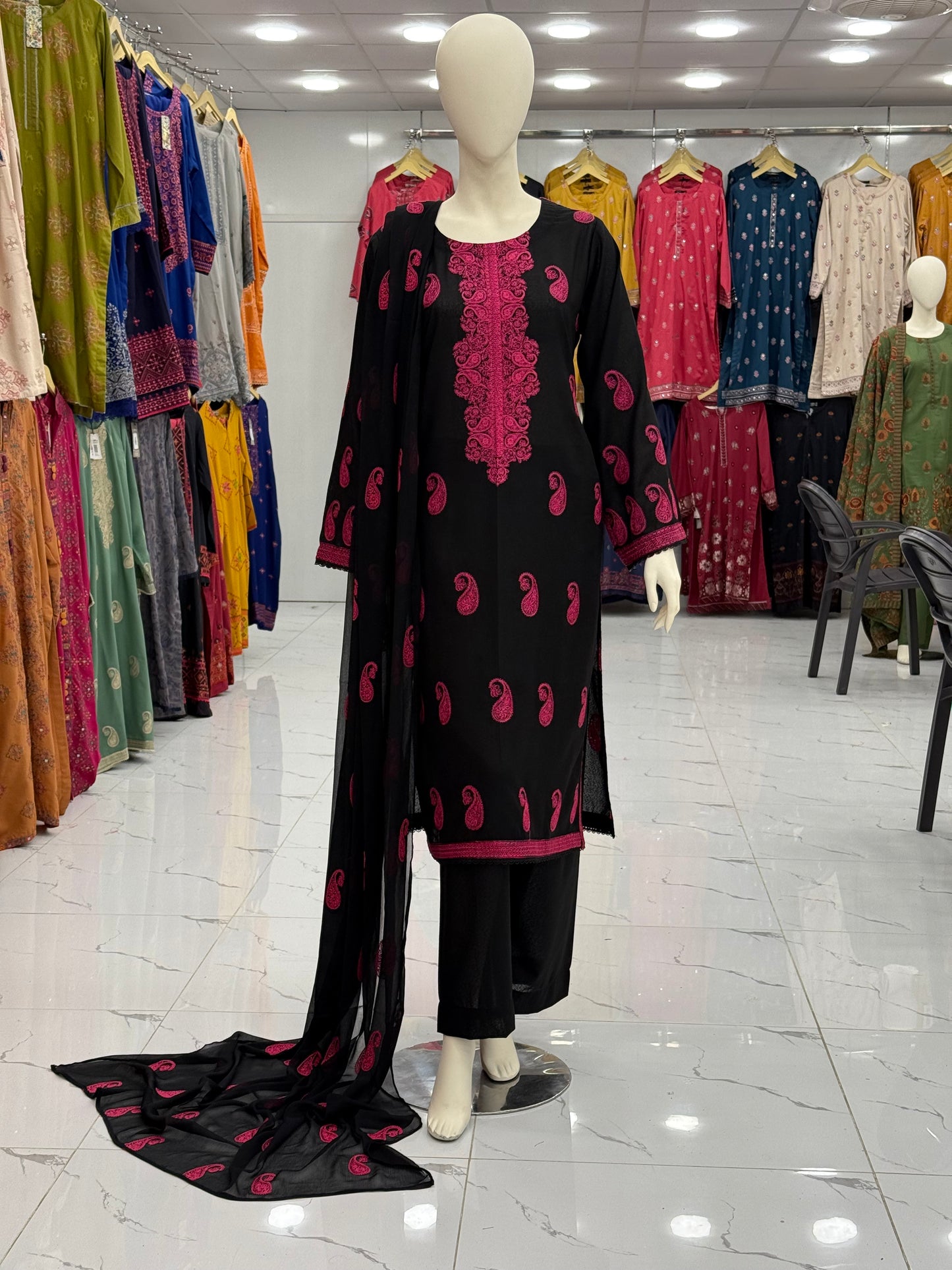 Fusion Black 88-B | Stitched | 3 Piece