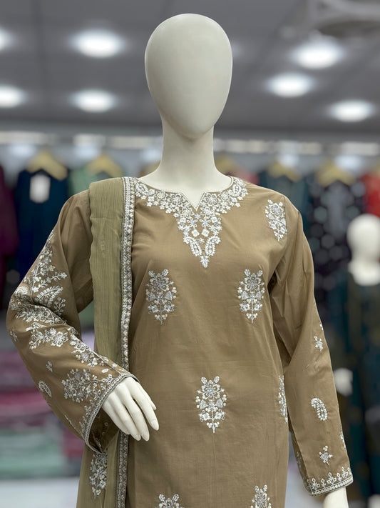 Moon Light Exclusive Lawn L82-B | Stitched | 3 Piece