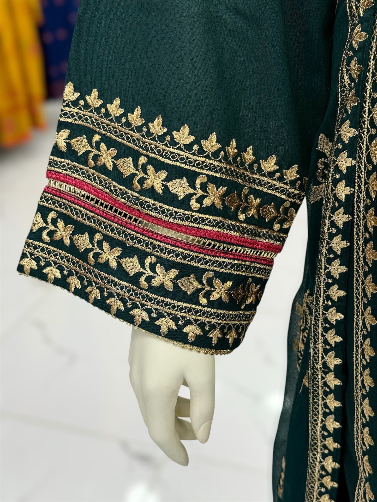 Golden Threads Mongia Karandi 89-B | Stitched | 3 Piece