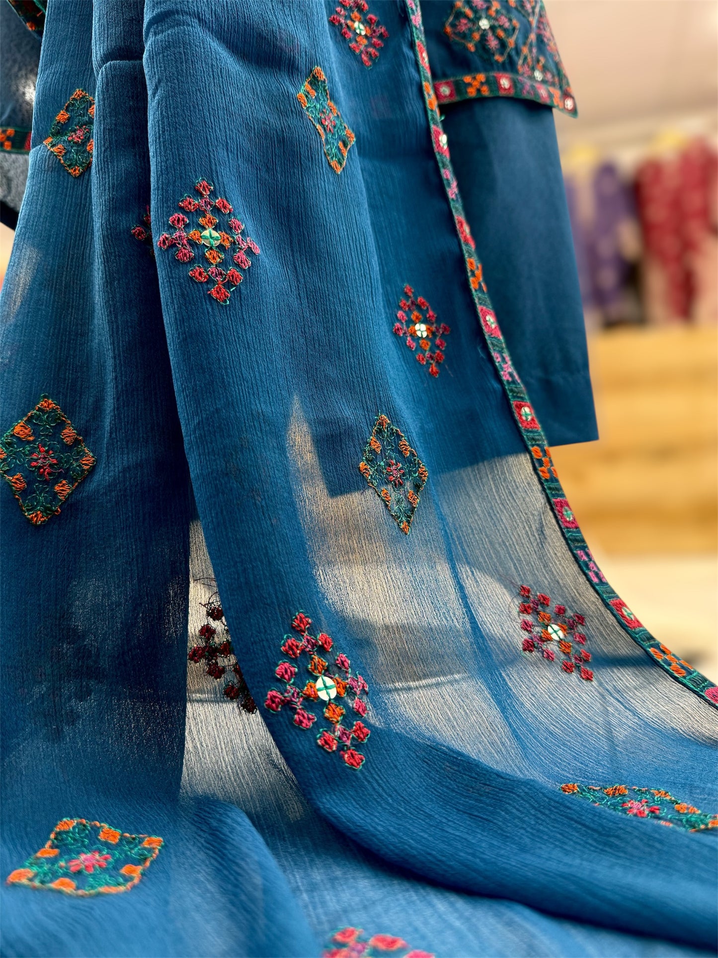 Egyptian Glamour Royal Blue 88-C | Stitched | 3 Piece