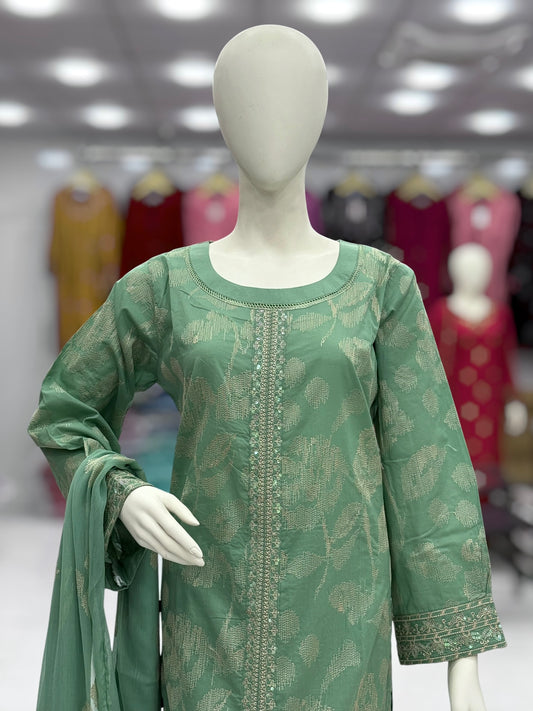 Resham Exclusive Lawn L96 | Stitched | 3 Piece