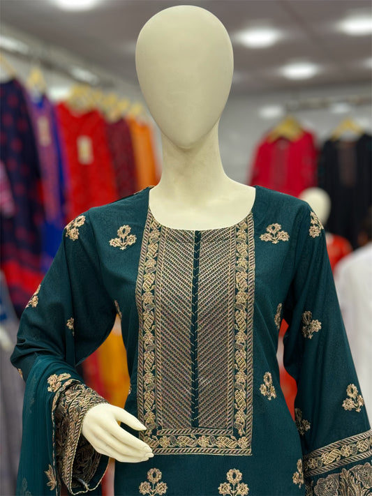 Blossom Mongia 91-B| Stitched | 3 Piece