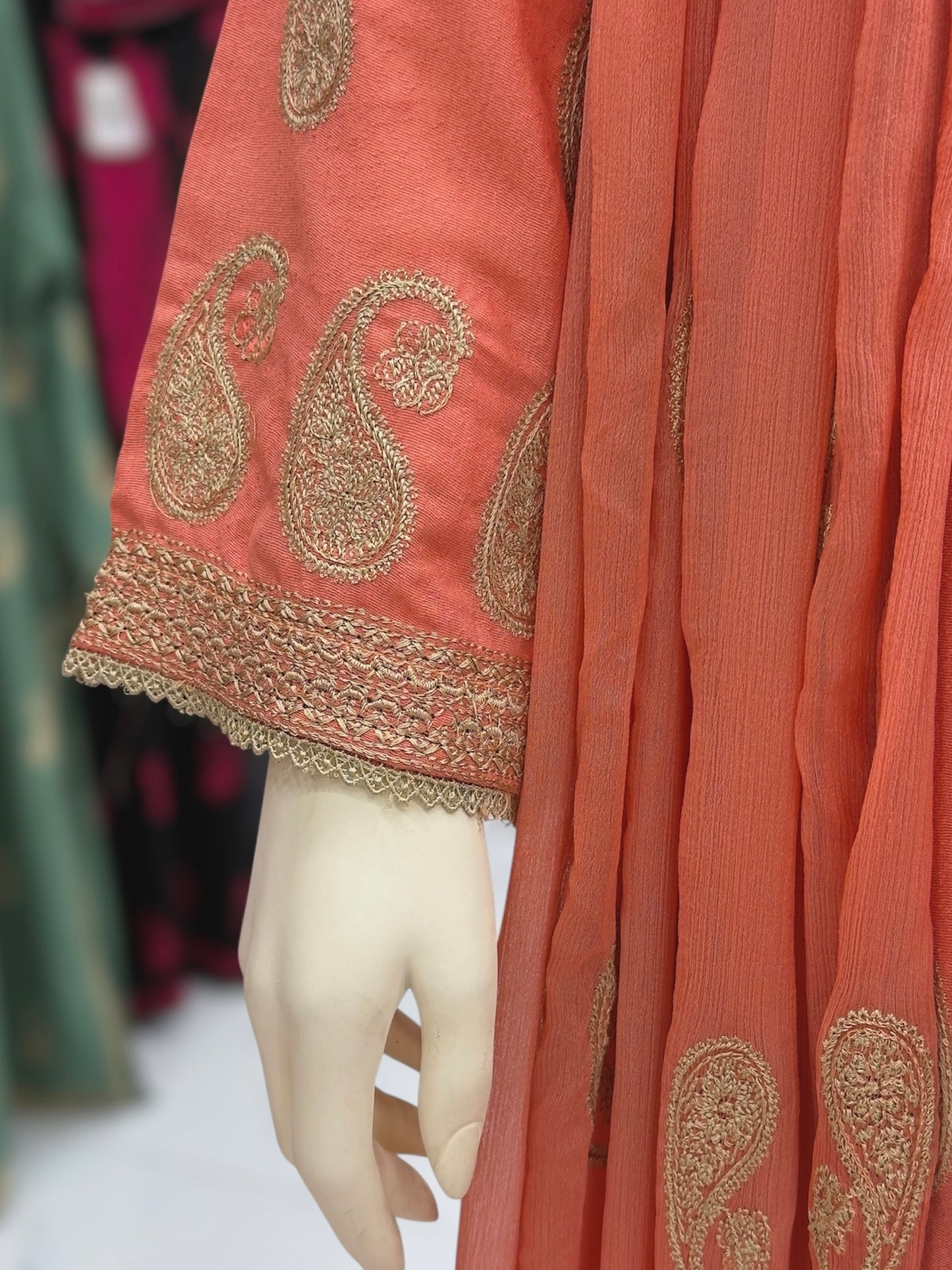 Fusion Peach 88-D | Stitched | 3 Piece