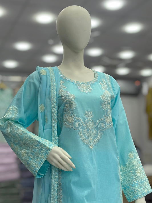 Taj Mahal Exclusive Lawn L77-A | Stitched | 3 Piece