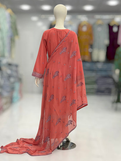 Sona Chandi Lawn Karandi K59-A | Stitched | 3 Piece