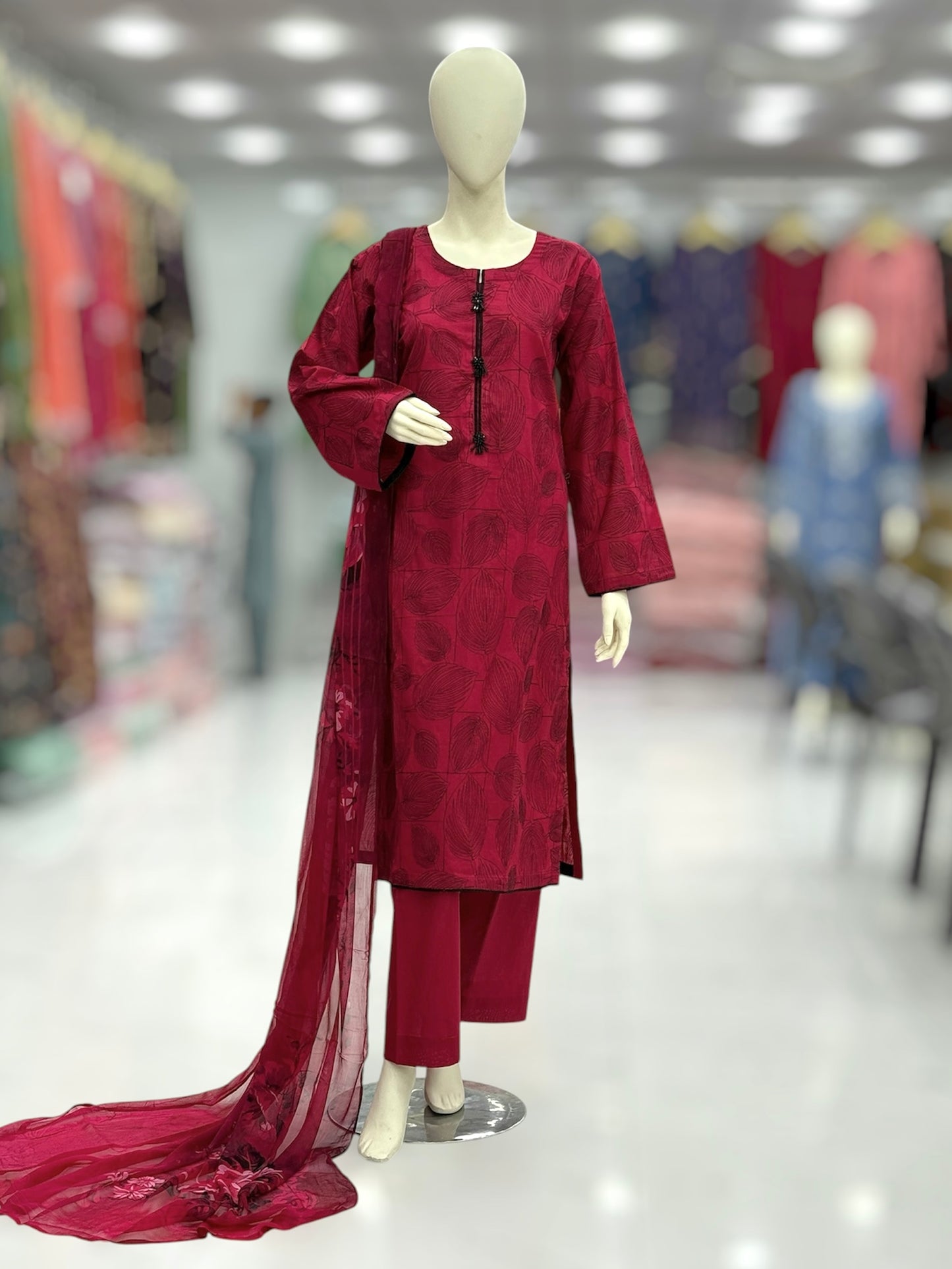 Black Leaf Exclusive Lawn L92-A | Stitched | 3 Piece