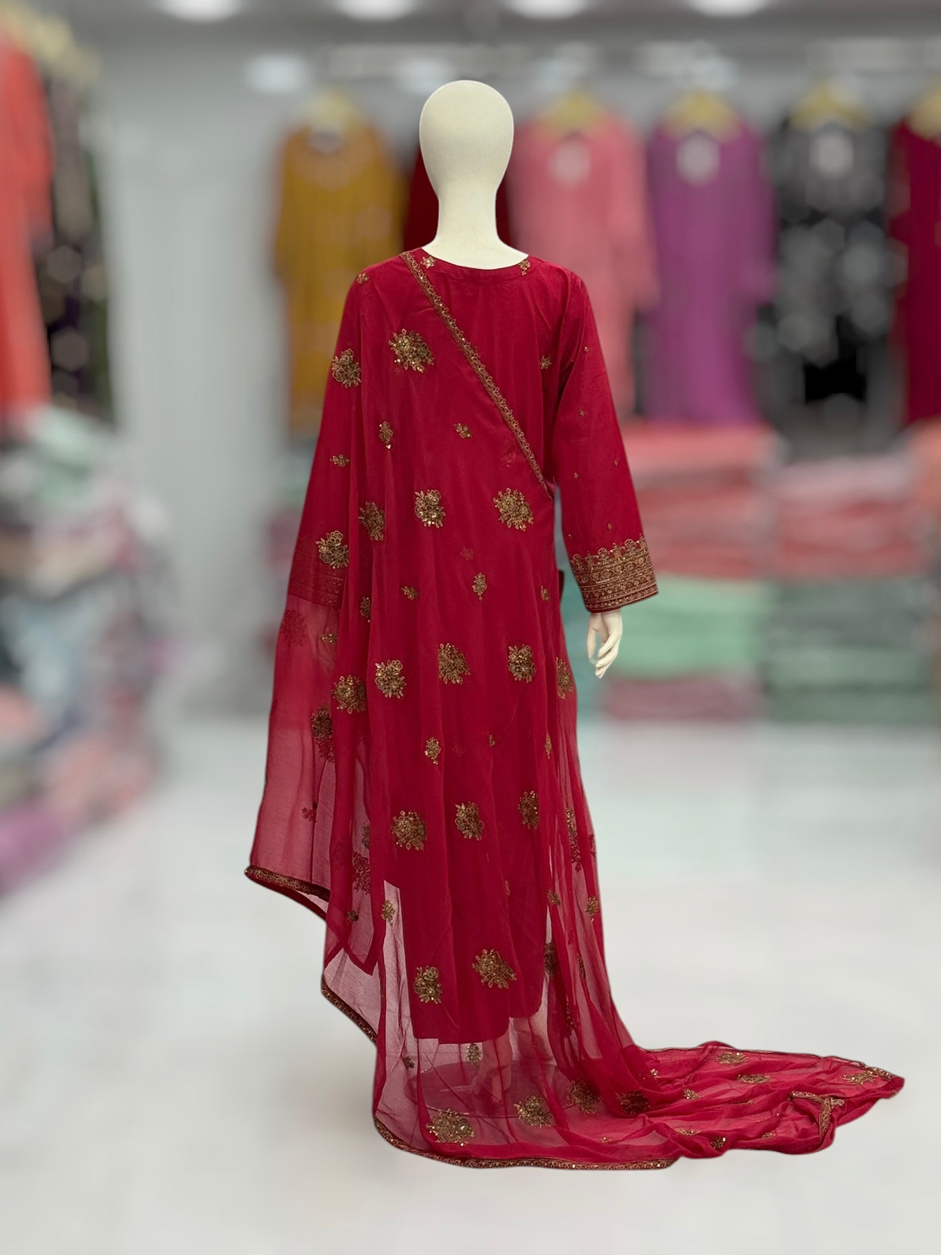 Zari Mahal Exclusive Lawn L95-C | Stitched | 3 Piece