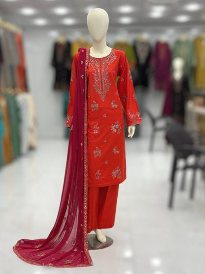 Gulrang 215-B | Khaddar | Stitched