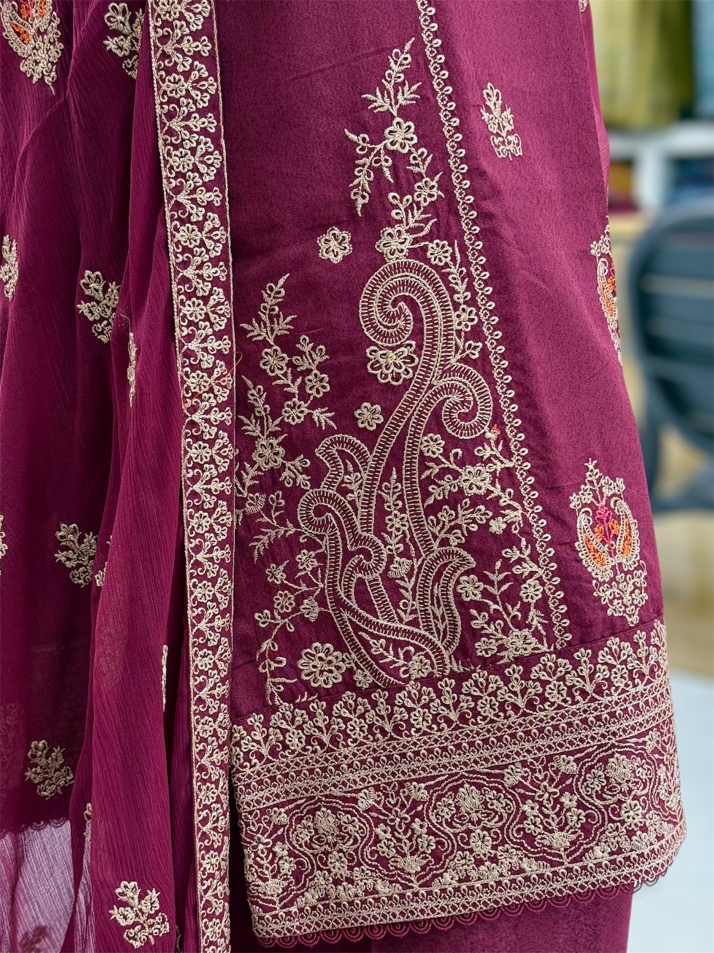 Bahar-e-subh Marjanda 87-A | Stitched | 3 Piece