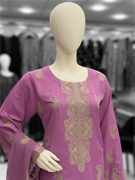 Fusion Lilac 88-C | Stitched | 3 Piece