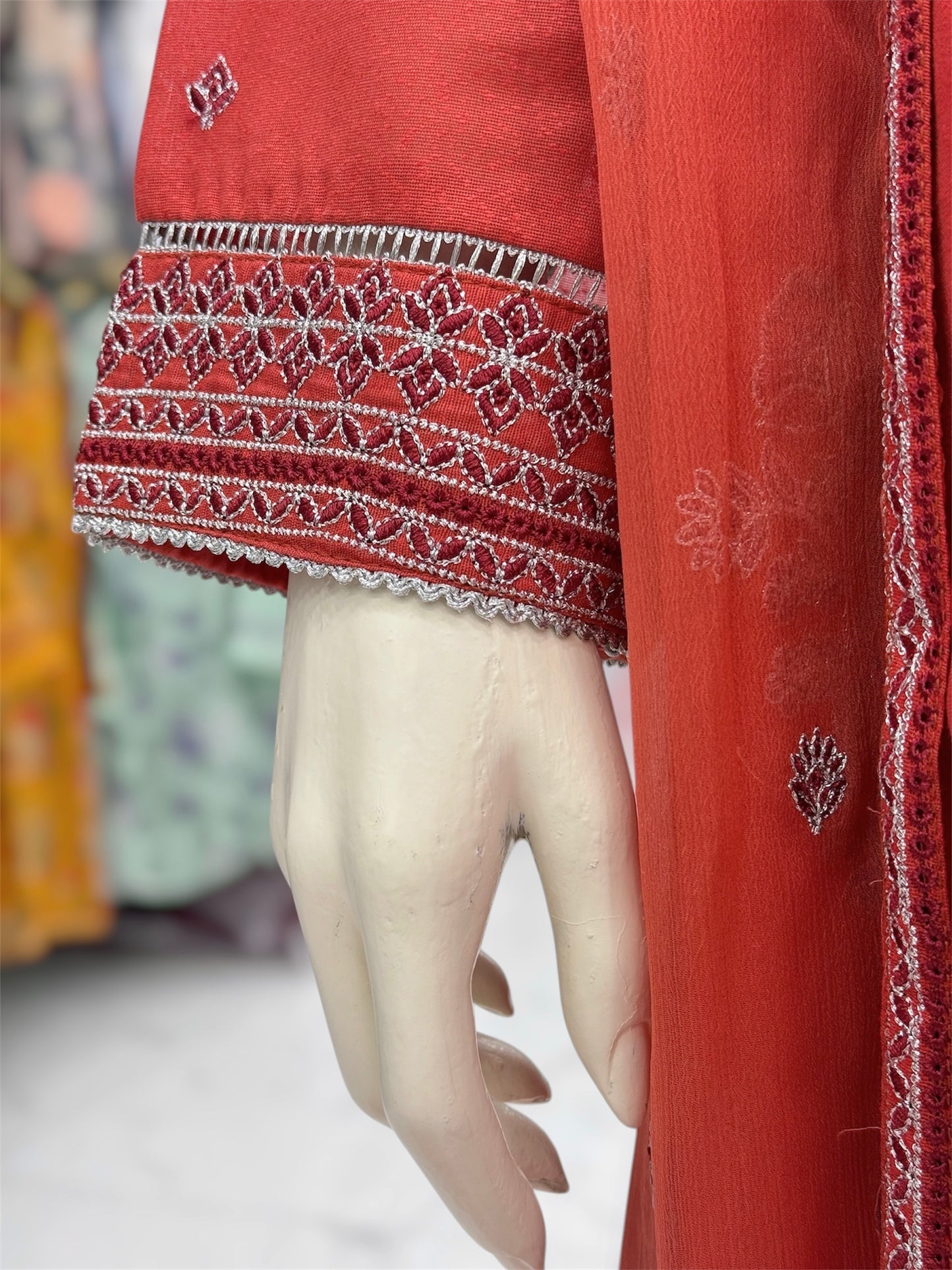 Sona Chandi Lawn Karandi K59-C | Stitched | 3 Piece