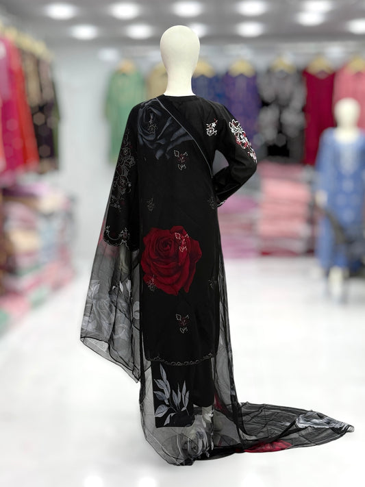 Silver Rose Exclusive Lawn L93 | Stitched | 3 Piece