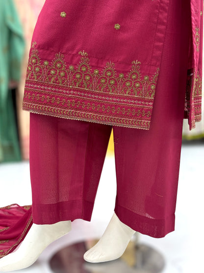Sun Shine  Lawn Karandi K45-B | Stitched | 3 Piece