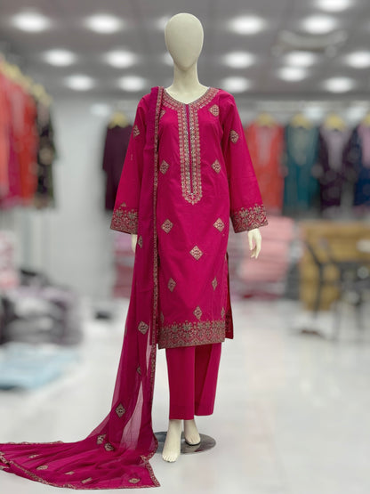 Crystal Exclusive Lawn L87-B | Stitched | 3 Piece