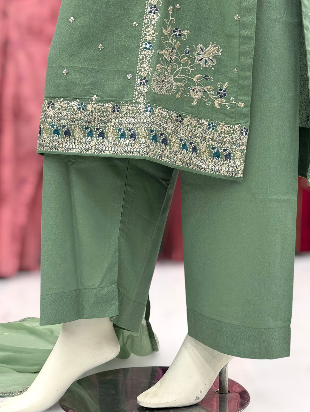 Dilkash Lawn Karandi K166-B | Stitched | 3 Piece