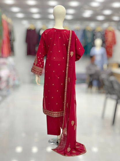 Mortaj Exclusive Lawn L81-A | Stitched | 3 Piece