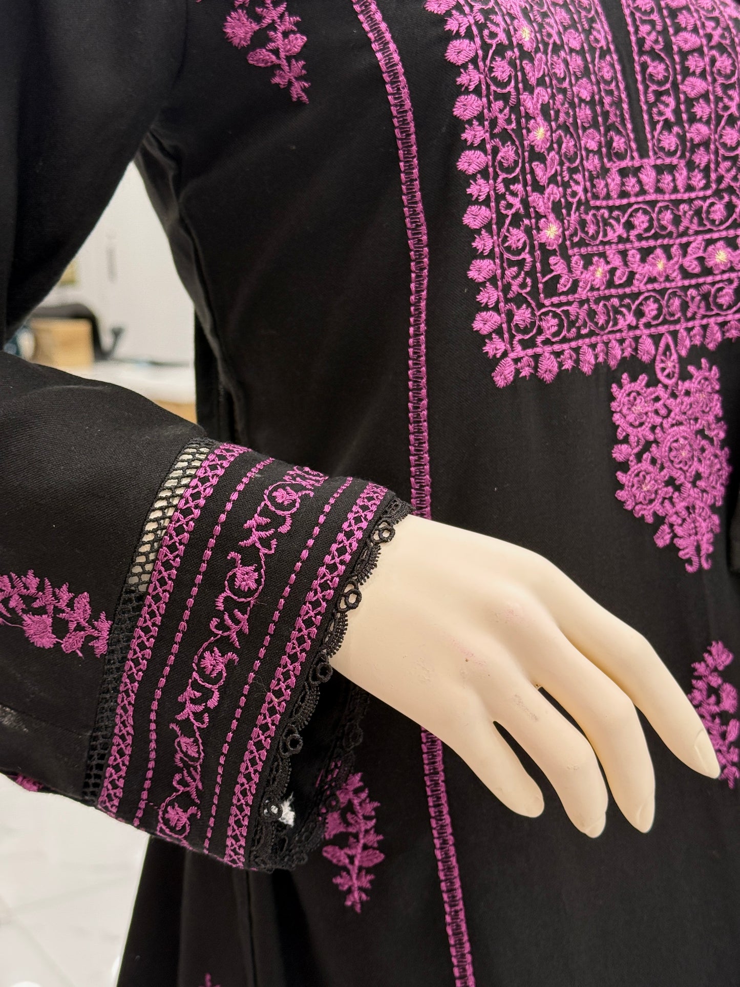 Black Rose Leather Peach 202 | Stitched | 3 Piece