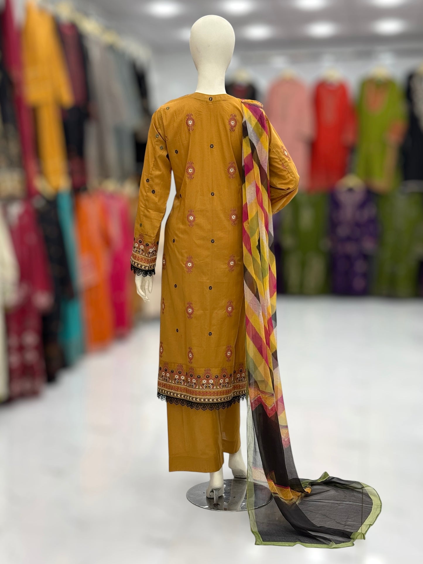 Sunshine Premium Lawn L43-B | Stitched | 3 Piece