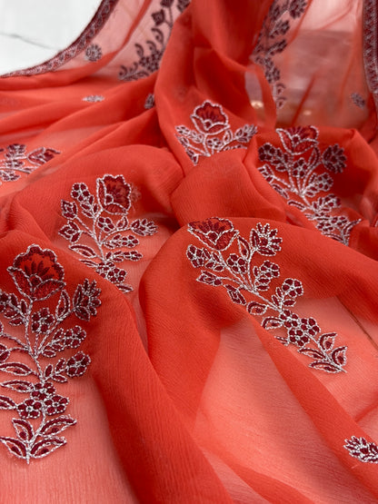 Sona Chandi Lawn Karandi K59-C | Stitched | 3 Piece