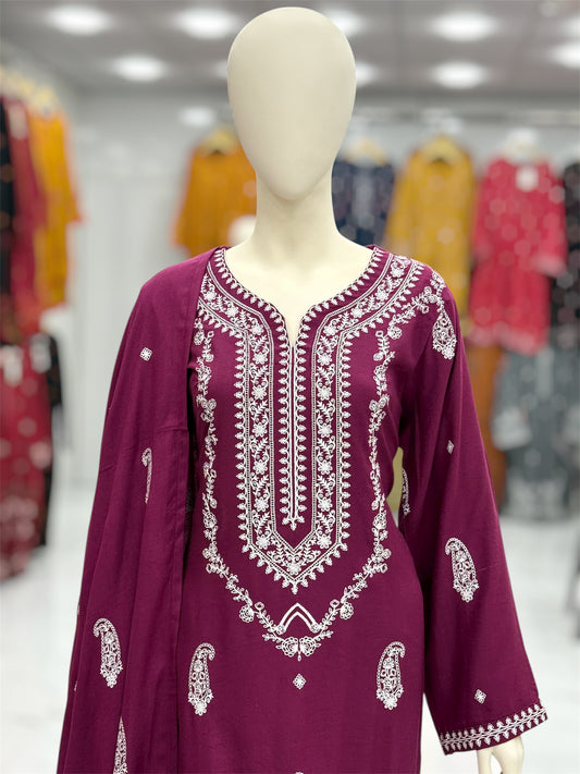 Naqsh Leather Peach 202-A | Stitched | 3 Piece