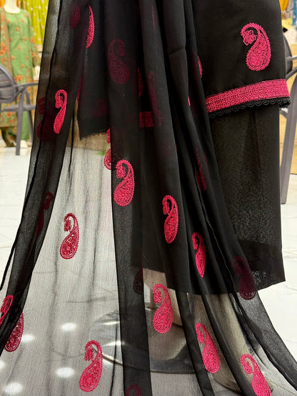 Fusion Black 88-B | Stitched | 3 Piece