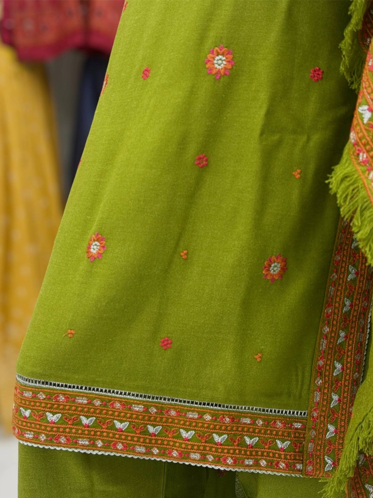 Gulnaar Leather Peach 209-B | Stitched | 3 Piece