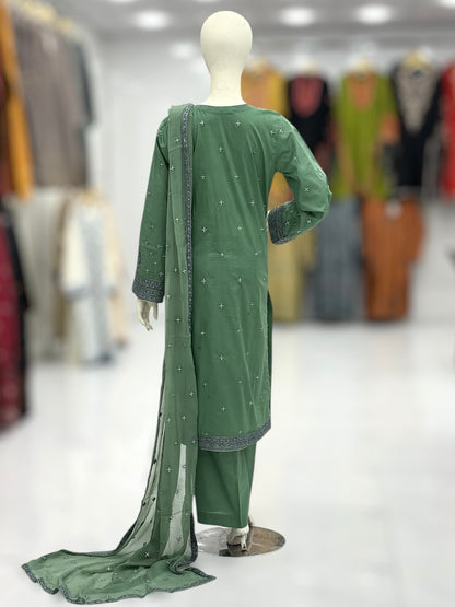 Mortaaj Lawn L38-B | Stitched | 3 Piece