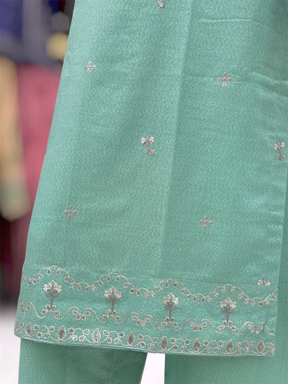Nazneen Lawn Karandi K165-C | Stitched | 3 Piece