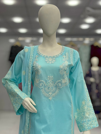Taj Mahal Exclusive Lawn L77-A | Stitched | 3 Piece
