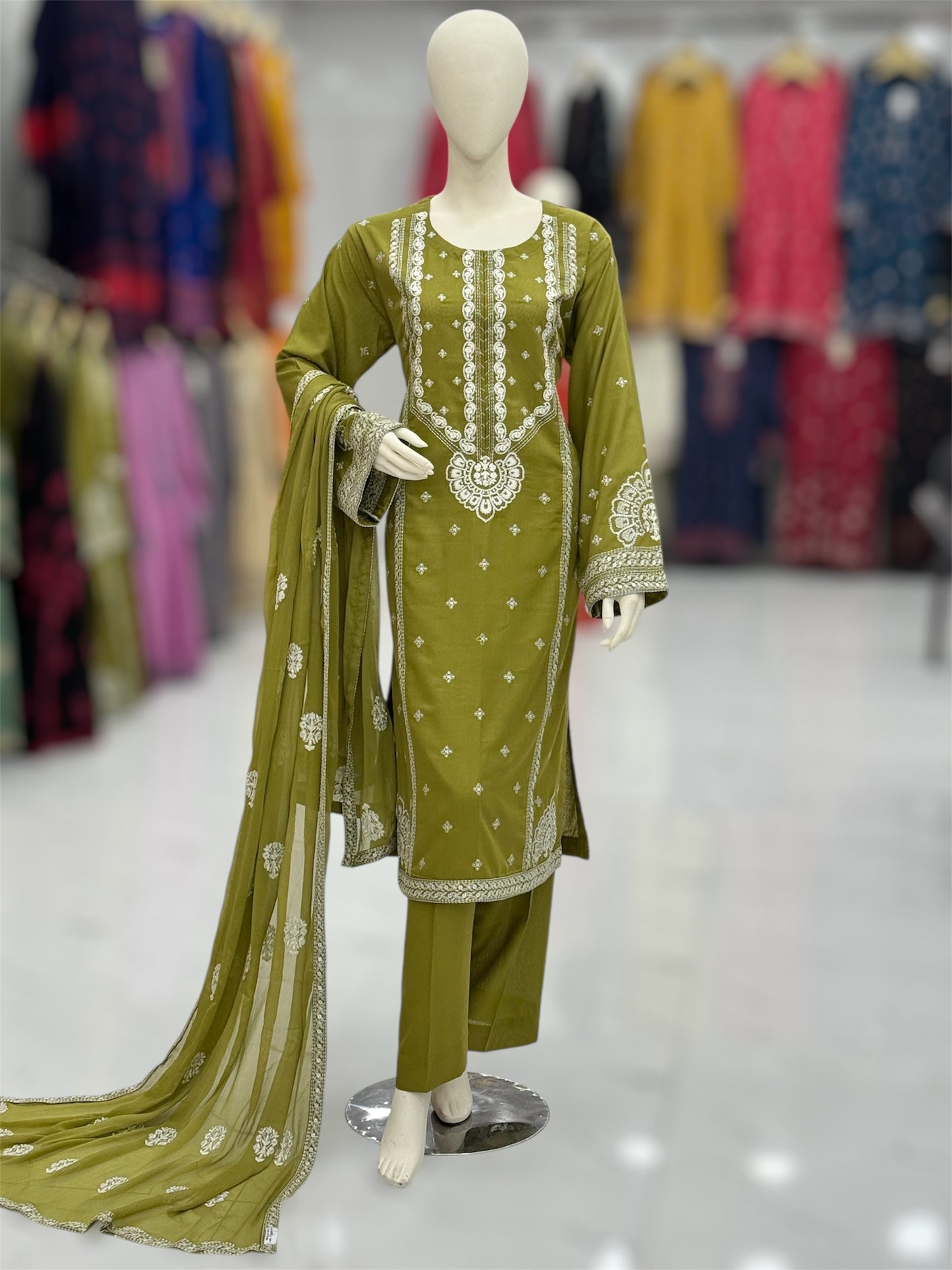 Mortaj Mehendi 92-C | Stitched | 3 Piece