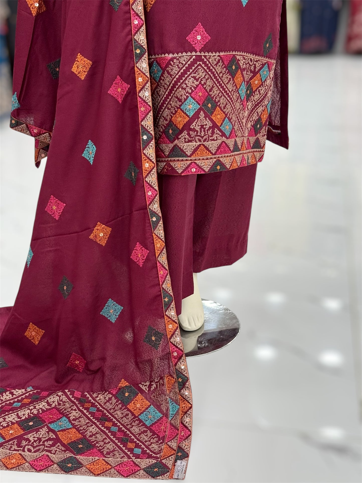 Magical Square Marjanda| MS-56A | 3 Piece | Stitched