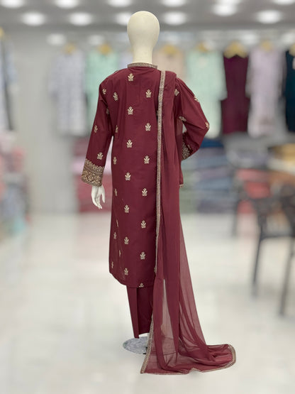 Ethnic Gold Exclusive Lawn L72-A | Stitched | 3 Piece