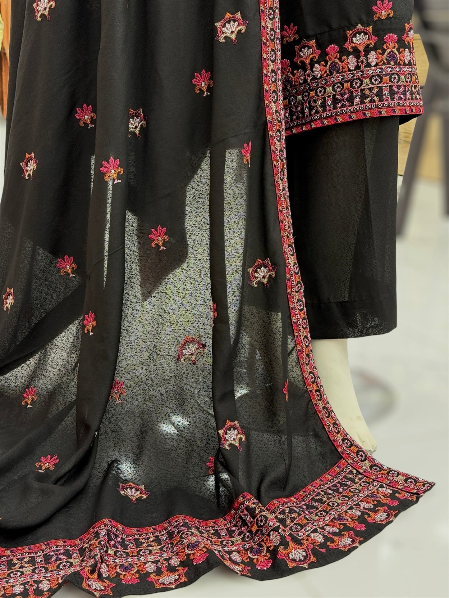 Blooming Desert  Embroiderd Karandi | 60-B | 3 Piece | Stitched