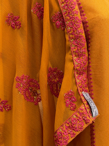 Bahar-e-subh Mustard 87-B | Stitched | 3 Piece