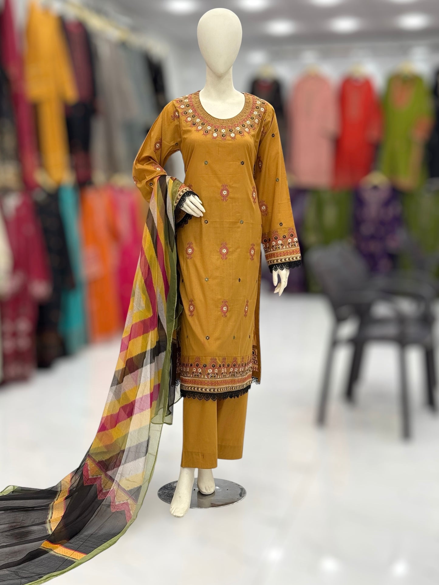 Sunshine Premium Lawn L43-B | Stitched | 3 Piece