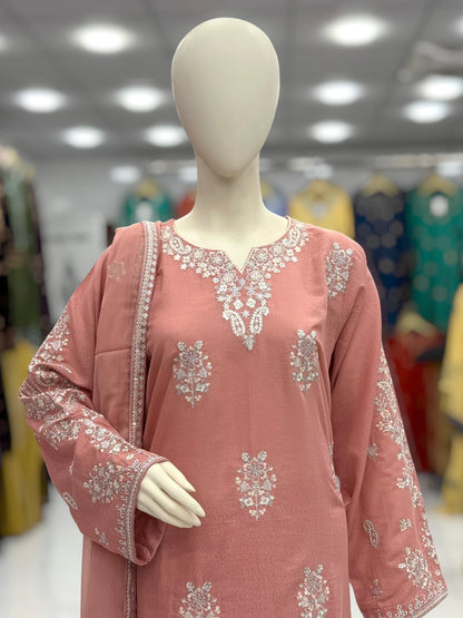 Moon Light Lawn Karandi K167-A | Stitched | 3 Piece