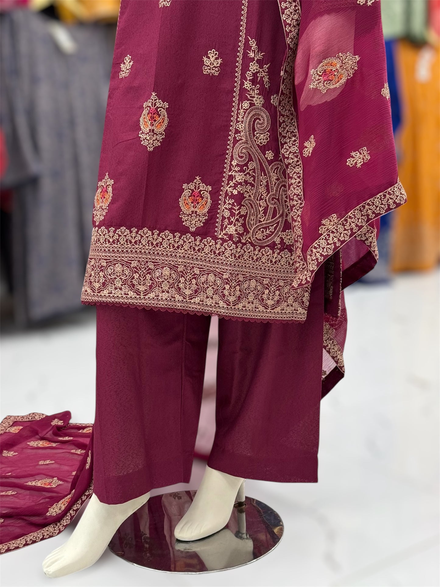 Bahar-e-subh Marjanda 87-A | Stitched | 3 Piece